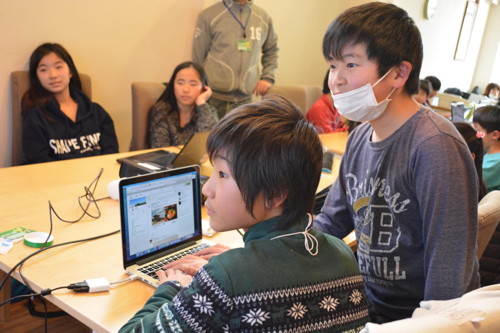 中学生メンターの発表